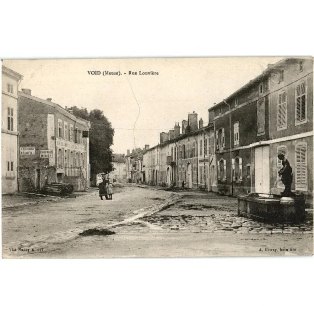 VOID (Meuse). Rue Louvière Postcard